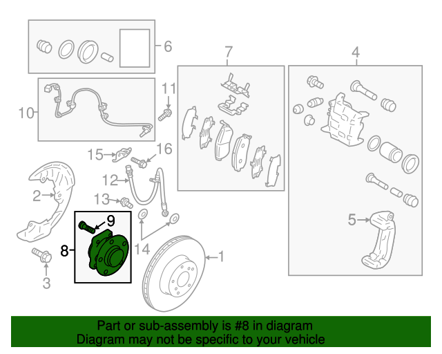Hub & Bearing | Suits Toyota 86/ Subaru BRZ