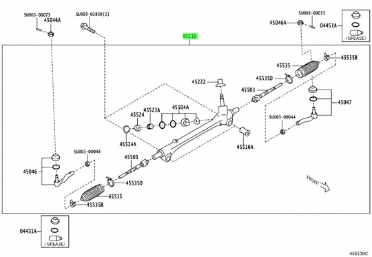 Steering Rack (Complete) | Suits Toyota 86/ Subaru BRZ