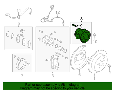 Hub & Bearing | Suits Toyota 86/ Subaru BRZ